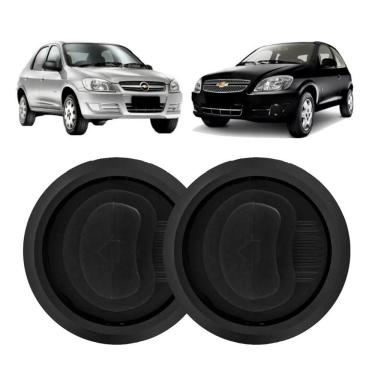 Imagem de Difusor Ar Central Lateral Celta Prisma (2Un) Preto