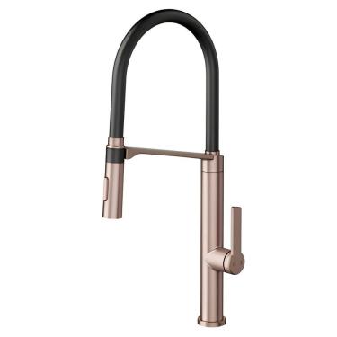 Imagem de Misturador Monocomando Para Cozinha Doc - Docol Cobre Escovado/black