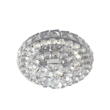 Imagem de Plafon Taschibra Moder Cristal Redondo Led Dual Color Bivolt