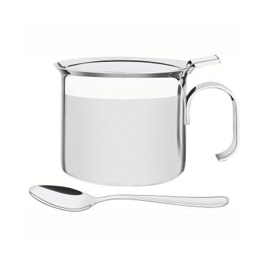 Imagem de Açucareiro Buena Com Alça Em Inox Com Colher Detalhe Brilho 8cm - Tramontina