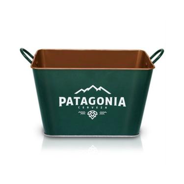 Imagem de Balde Retangular Para Cerveja Em Alumínio 5l Patagonia - Alumiart Falcão