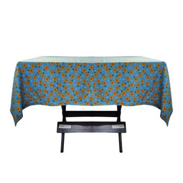 Imagem de Toalha Mesa Oxford Estampado 1,50x1,50 4 Lugares Girassol