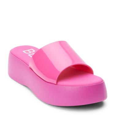 Imagem de BEACH by Matisse Sandálias femininas casuais casuais plataforma solar salto médio 5 a 7,6 cm - preta, Fúcsia, 36