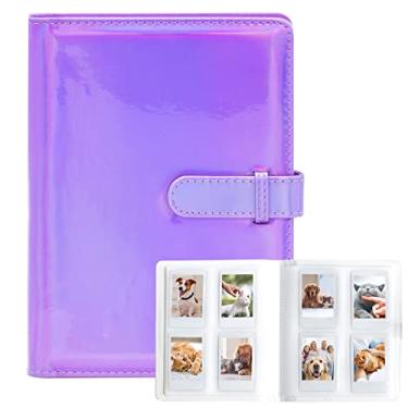 Imagem de Hearoo Álbum De Fotos Com 256 Bolsos Para Fujifilm Instax Mini 11, Polaroid Snap, Kodak Shot, Câmera Printomatic, Nebula Purple