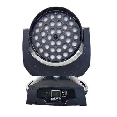 Imagem de CEETEX Led 36X18W Rgbwauv 6 Em 1 Zoom Wash Moving Head Luz De Palco Controle Dmx Iluminação Profissional Projetor Feixe Dj Disco Party Luzes Pacote