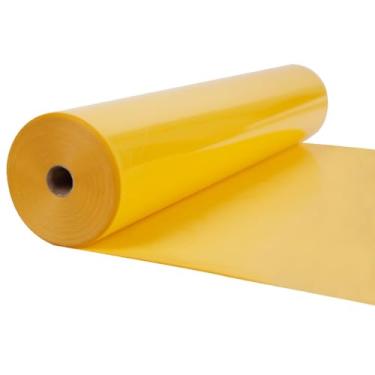 Imagem de FUNKAKA Rolos De Vinil Transferência Térmica Htv Amarelo, 30,5 Cm X 21,2 M, Brilhante, Para Camisetas, Adesivo Todas As Máquinas Corte, Fácil Cortar E Com Design Remoção Ervas Daninhas