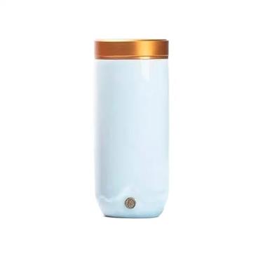 Imagem de Lata de chá Vasilha de chá vazia selada para uso doméstico, depósito de chá vintage chinês para café, açúcar, chá, nozes Caixa de chá(Blue)