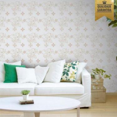 Imagem de Papel de parede floral nude - Colacomigo