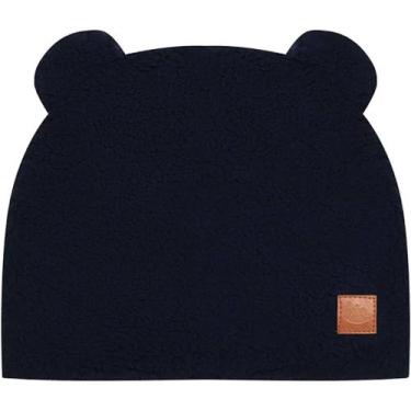 Imagem de Gorro Orelhinha Para Bebê Marinho - upbaby