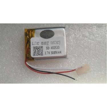 Imagem de Bateria  3,7v 300mah 402530 3 Fios 4mm X 25mm X 30mm - bgb