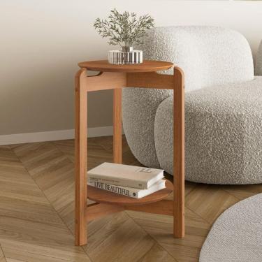 Imagem de Mesa Lateral 3 Pés Bornemouth Cedro