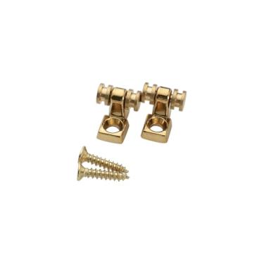 Imagem de OVSAL 2 Peças De Suportes Cordas Rolo Para Guitarra Elétrica, Guia Tele Telecaster Strat Stratocaster Gold