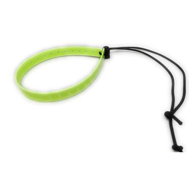 Imagem de Coleira eletrônica GPS de substituição com elástico ajustável, design de vários furos e fecho de alternância seguro para cães pequenos (amarelo neon, pescoço pequeno)