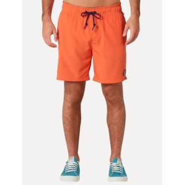 Imagem de Short Original Penguin Masculino D'Água Logo Patch Laranja, XXXL/GGGG