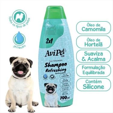 Imagem de Shampoo Refrescante Cães 700ml Avipet