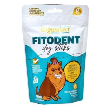 Imagem de Petisco Fitodent DOG Sticks P/ Cães 160g - Organnact