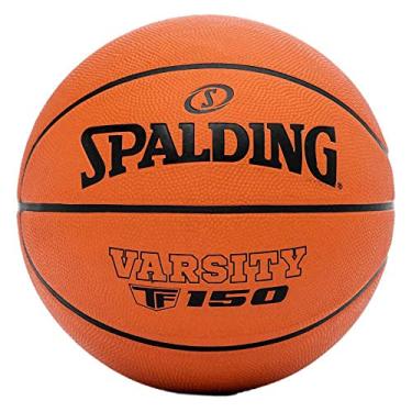 Imagem de Bola de Basquete Spalding Varsity TF-150 aprovada FIBA, Laranja, Tam. 7