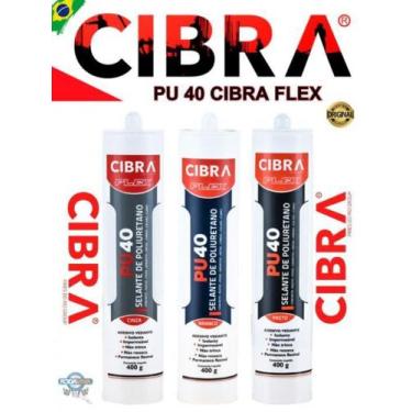 Imagem de Cola Selante PU40 Branco Cibraflex 400g