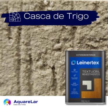 Imagem de RÚSTICO (GRAFIATO) TEXTUCRIL LEINERTEX 23Kg, CASCA DE TRIGO