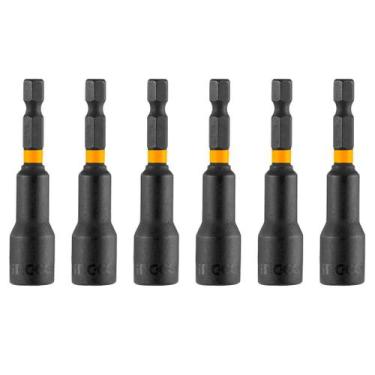 Imagem de Jogo de soquetes canhão magnéticos com 6 peças INGCO