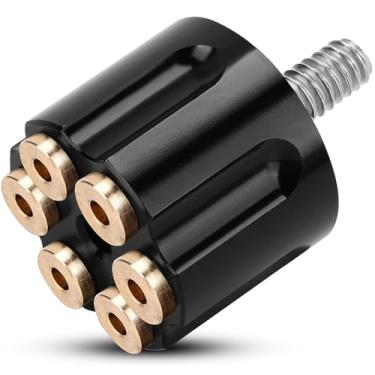 Imagem de beyisi Parafuso Do Assento Para-Lama Traseiro Para Harley Dyna Sportster Softail Road Glide Street Touring King Cvo Electra Iron 883 Bob 1996-2024 Rosca 1/4"-20 Porca Revolver (Preto)