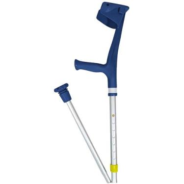 Imagem de Muleta Canadense Dobrável Mercur Azul Escuro - unidade