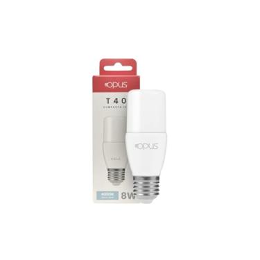 Imagem de Lâmpada Compacta LED T40 8W – OPUS Soquete E27 Bivolt 800 lm Luz Branca Quente 2700K ou Fria 6500K | Uso Interno (Branco Neutro (4000K))