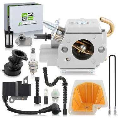 Imagem de partszen Carburador MS270 para motosserra Stihl MS280 MS270C MS280C com bobina de ignição 1133-400-1350 ZF-IG-A00152