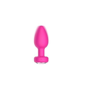 Imagem de Plug Anal Em Silicone: 10 Modos de Vibração e Controle por Aplicativo (Pink)
