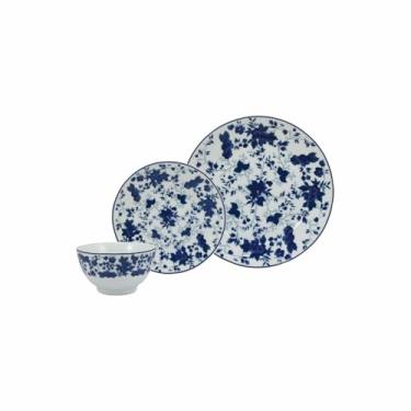 Imagem de Serviço de 18 Peças com Bowl em Porcelana, Decoração Folhagem, Porcelana Schmidt