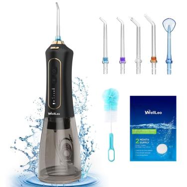 Imagem de Water Flosser WELLLEO WellLeo 300ml sem fio recarregável