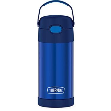 Imagem de Garrafa infantil de aço inoxidável, 340 g (azul)