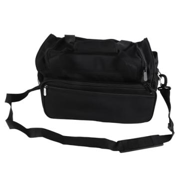 Imagem de Bolsa de barbeiro profissional de salão de salão de grande capacidade Bolsa de ferramentas de cabeleireiro com vários bolsos para tesouras estilistas de secador de cabelo com