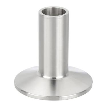 Imagem de PATIKIL Conexão sanitária de aço inoxidável 304, braçadeira de solda longa, encaixe de tubulação de virola de 3/4" (19 mm), conector OD de tubo de 50,5 mm, flange de virola OD para processamento de