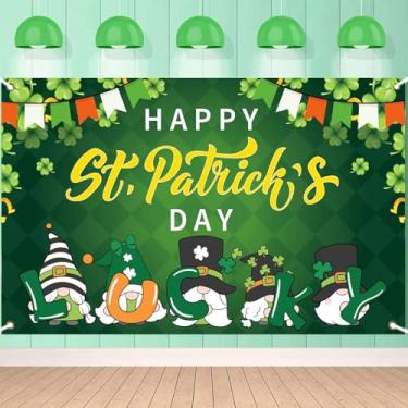 Imagem de Paxumo Faixa do Dia de São Patrício, verde, 177 x 109 cm, suprimentos de festa com tema irlandês
