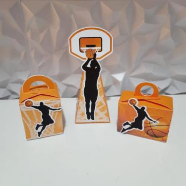 Imagem de Kit 50 Personalizados Basquete - Orvalho Festas