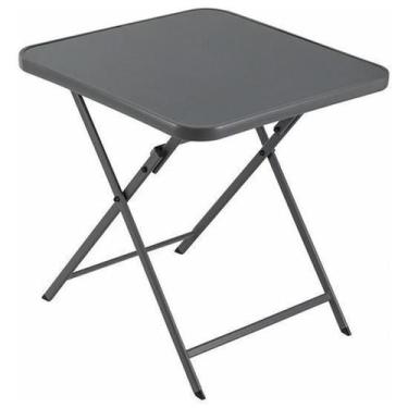 Imagem de Mesa Dobravel Quadrada Jardim Varanda 72X70X70Cm Aço - Naterial