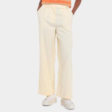 Imagem de Calça Hering Reta Feminina, Off white, 42