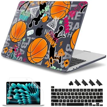 Imagem de May Chen Para MacBook Pro 16 polegadas A2141 versão 2020 2019, protetor de tela e capa de teclado de plástico macio para MacBook Pro 16 polegadas com Touch Bar e Touch ID - menino beisebol