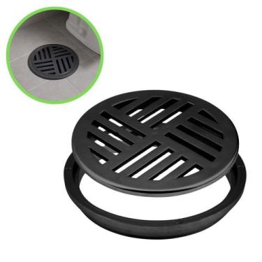 Imagem de Ralo Automático Inteligente 10cm Redondo Veda Cheiro Black - Gpec