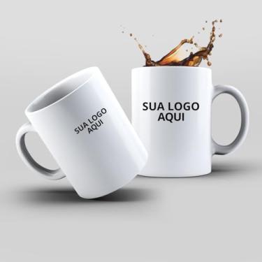 Imagem de Kit Xicara 10 Canecas Personalizadas com sua Logo, Arte ou nome