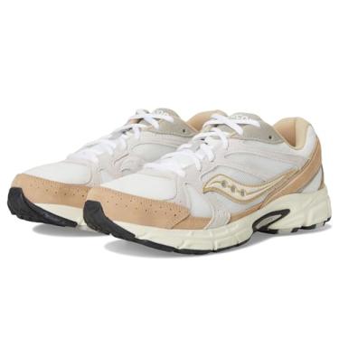 Imagem de Saucony Tênis unissex adulto Ride Millennium, Branco/areia, 13.5 Women/12 Men