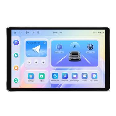 Imagem de Joying Rádio com tela sensível ao toque Single Din estéreo automotivo de 10,1 polegadas com Apple Carplay e Android Auto, 8 GB + 128 GB Android 13 unidade principal com link espelhado, saída HDMI, AM