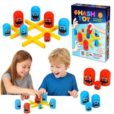 Imagem de Jogo Da Velha Hash Toy Infantil Pedagogico 22pçs Divertido - Pakitoys