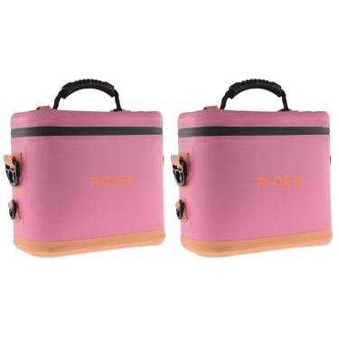 Imagem de Rider Coolers Conjunto de 2 coolers PWC Jet Ski Sea Doo para todas as embarcações pessoais com arnês traseiro (rosa)