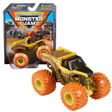 Imagem de Carrinho Monster Jam 1:64 Earth Shaker Pneu Laranja - Sunny