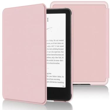 Imagem de Capa AmzCase para Kindle Paperwhite 7" (12ª geração 2024) rosa claro