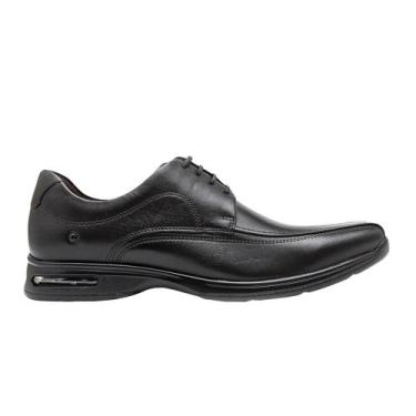 Imagem de Sapato Social Democrata Smart Comfort Air Spot Masculino, Preto, 40
