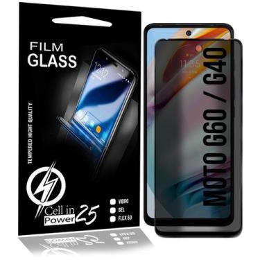 Imagem de Película Privacidade 3d + Pel Câmera Para Moto G60 Xt2135-1 6.8 - Cell