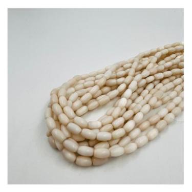 Imagem de Fio de Pedras Arroz 10x5mm 30un Bege 30cm Artesanato - Macall